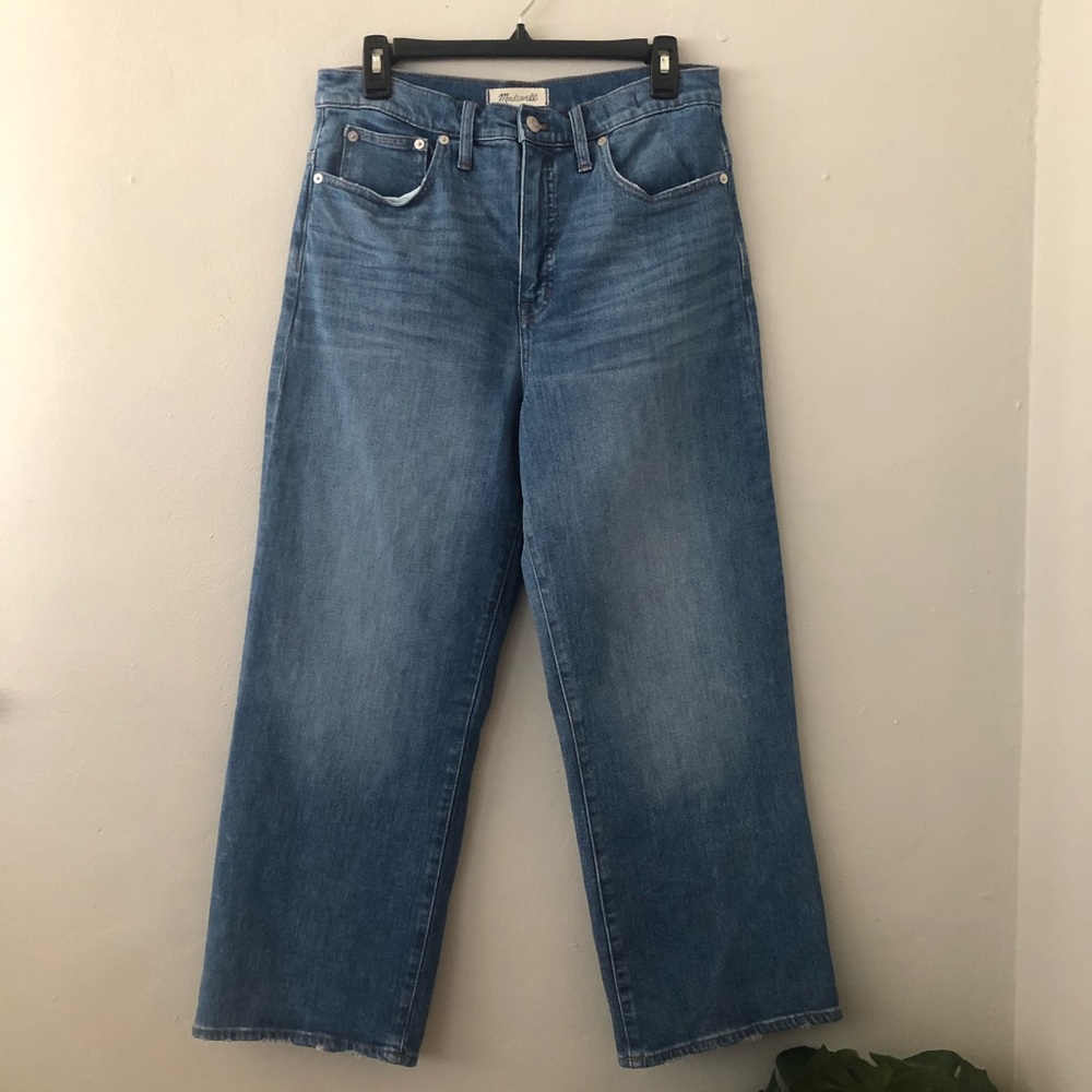 Madewell Slim Wide-Leg crop Jeans